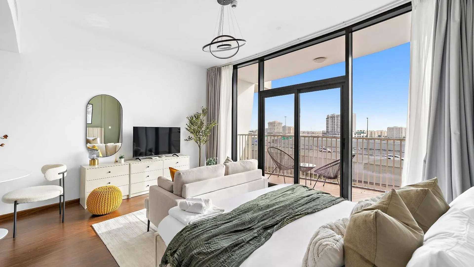 Apartman Silkhaus Chic Luxury Studio Opposite Silicon Oasis Shopping Mall Dubaj
